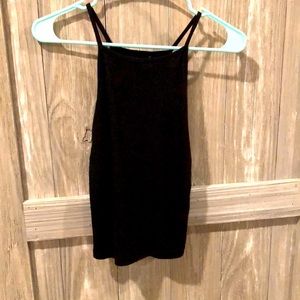 Super cute black crop top, small, good condition